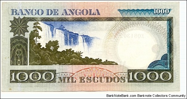 Banknote from Angola year 1973