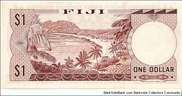 Banknote from Fiji year 1974