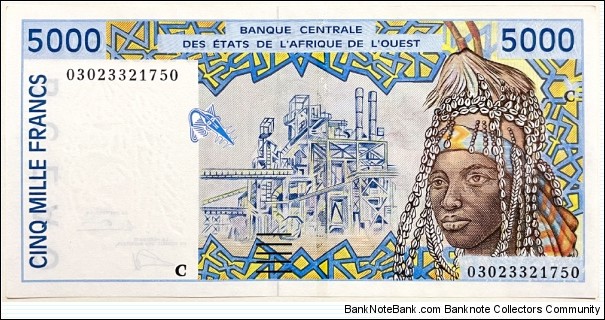 5000 Francs Banknote