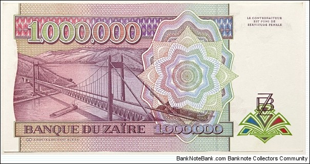 Banknote from Congo year 1992