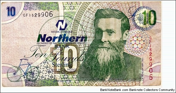 10 Pounds Sterling (Northern Bank / Northern Ireland) Banknote