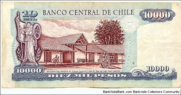 Banknote from Chile year 2002