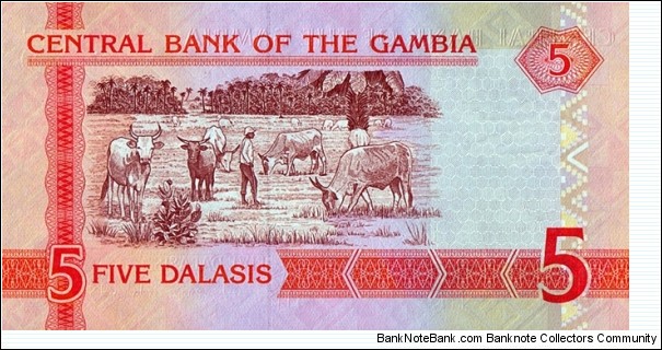 Banknote from Gambia year 0