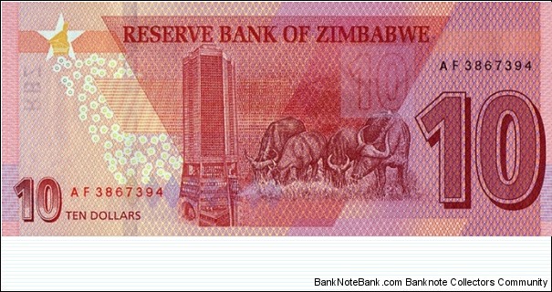 Banknote from Zimbabwe year 2020