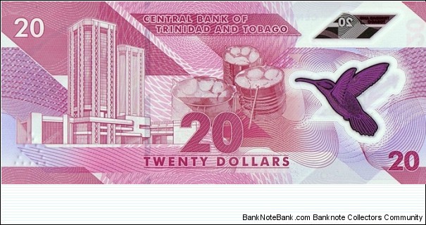 Banknote from Trinidad and Tobago year 2020