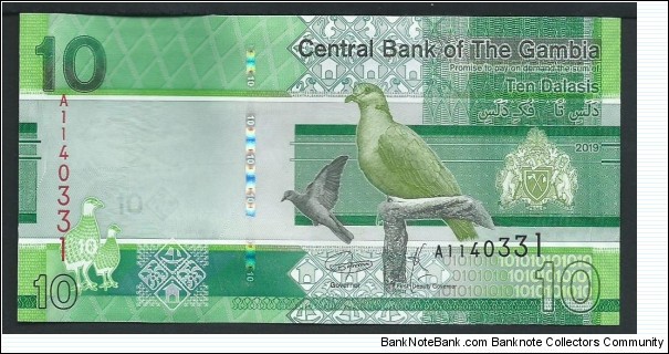 10 Dalasis / pk New 2019 Banknote