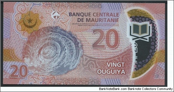 20 Ouguiya / pk WA22 / Polymer Banknote