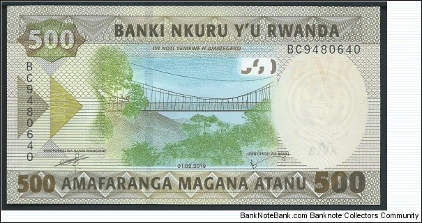 500 Francs / pk 42  Banknote