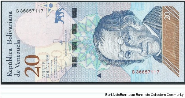 20 Bolivares / pk 104 Banknote