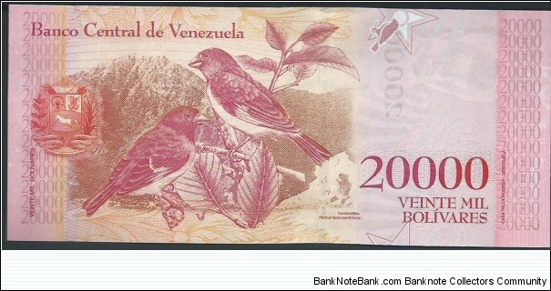 Banknote from Venezuela year 2017