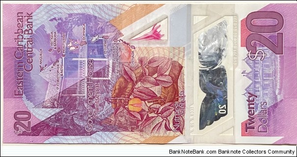 Banknote from East Caribbean St. year 2019