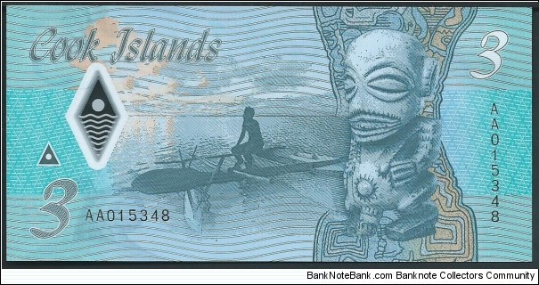 Banknote from Cook Islands year 2021