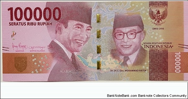 100.000 Rupiah Banknote