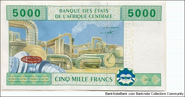 Banknote from Congo year 2002