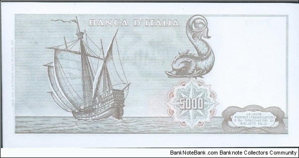 Banknote from Italy year 0