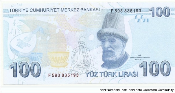 Banknote from Turkey year 2022