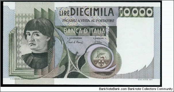 (Reproduction) / 10.000Lire / pk (106c) / (1984)  Banknote