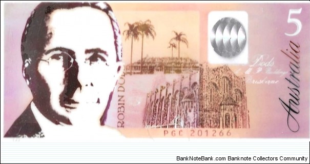 Max Robinson $5 Concept Note Banknote