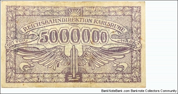 Banknote from Germany year 1923