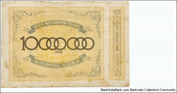 Banknote from Germany year 1923