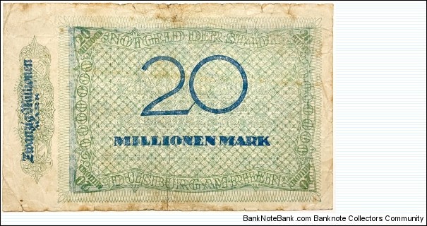 Banknote from Germany year 1923