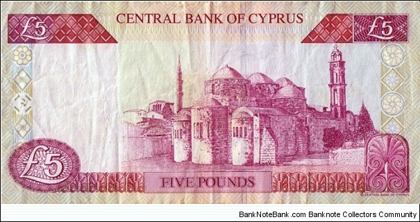 Banknote from Cyprus year 2003