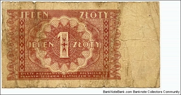 Banknote from Poland year 1946