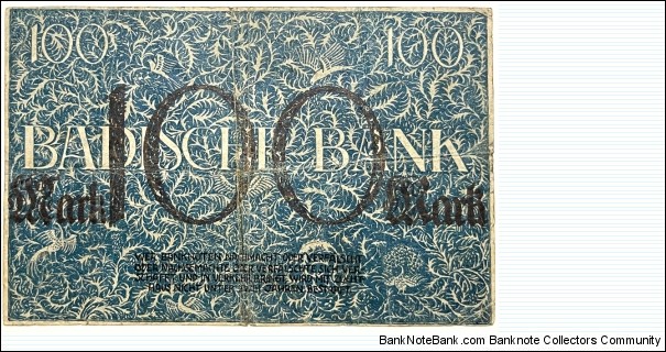 Banknote from Germany year 1918