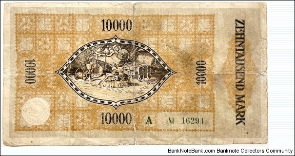 Banknote from Germany year 1923