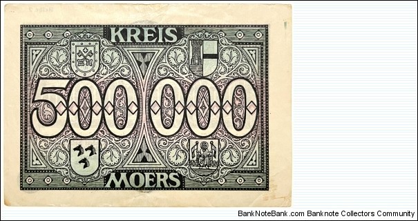 Banknote from Germany year 1923