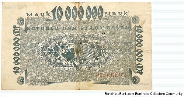 Banknote from Germany year 1923