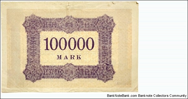 Banknote from Germany year 1923