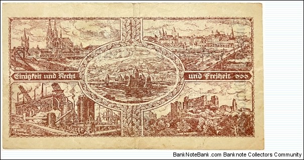 Banknote from Germany year 1923