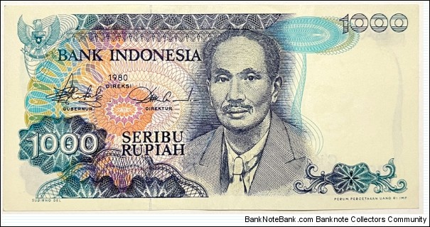 1000 Rupiah Banknote