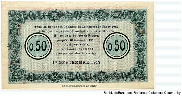 Banknote from France year 1917