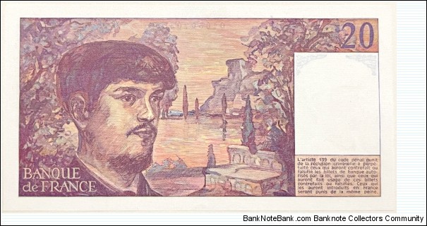 Banknote from France year 1981