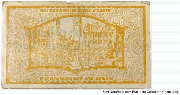 Banknote from Germany year 1923