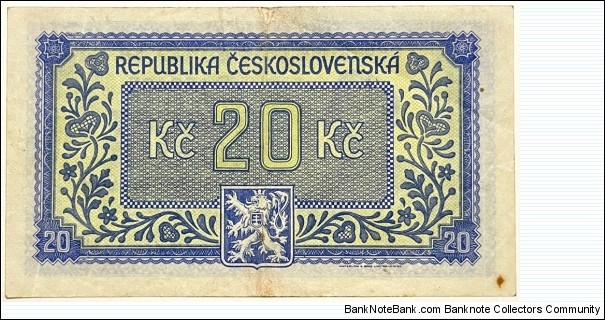 Banknote from Czech Republic year 1945