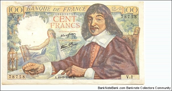 100 Francs Banknote