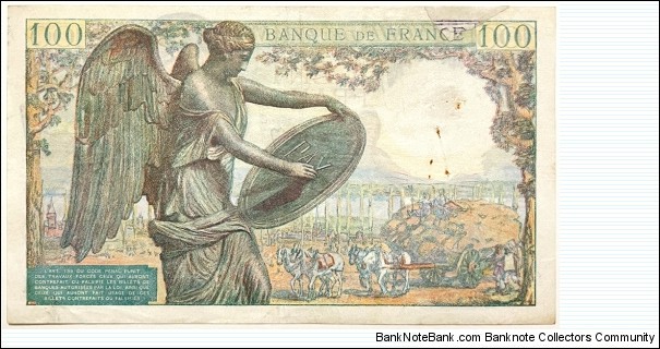 Banknote from France year 1942