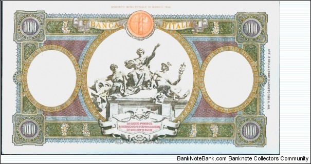 Banknote from Italy year 0