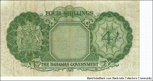 Banknote from Bahamas year 1953