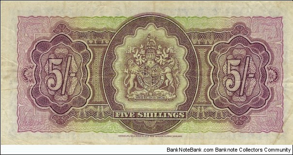 Banknote from Bermuda year 1957