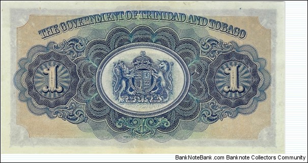 Banknote from Trinidad and Tobago year 1943