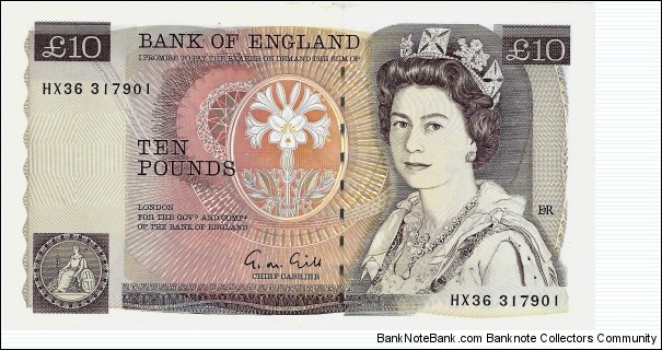 UNITED KINGDOM 10 Pounds  Banknote