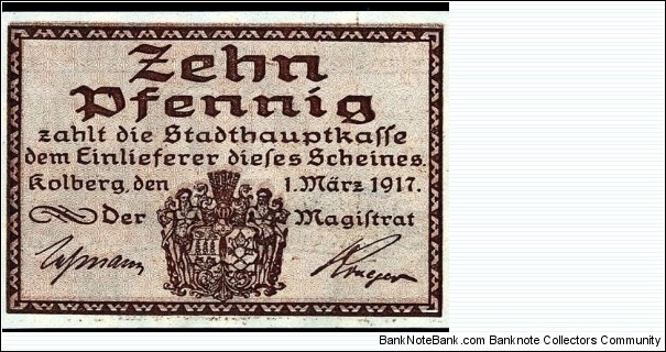 Banknote from Germany year 1917