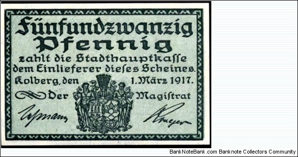 Banknote from Germany year 1917