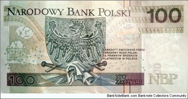 Banknote from Poland year 2018