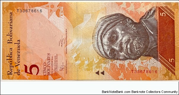 5 Bolivares Banknote