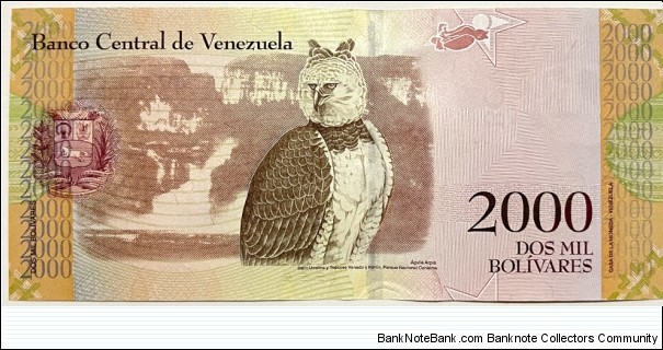 Banknote from Venezuela year 2016